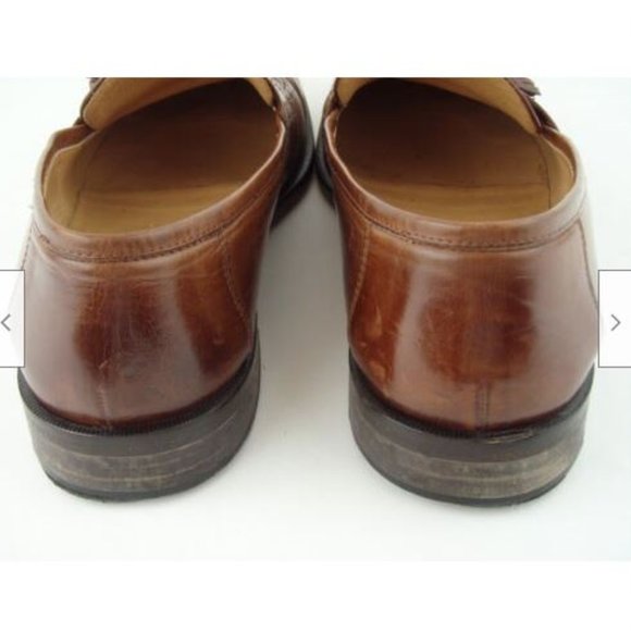 Johnston and Murphy Brown Leather  Tassel Loafers main image 5